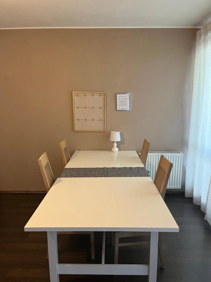 Ferienwohnung Apartament Swiderska 113B Warschau Exterior foto